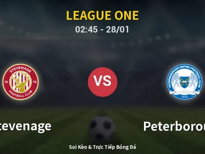 Kết Quả: Stevenage 1-0 Peterborough – Highlight & Bàn Thắng | League One