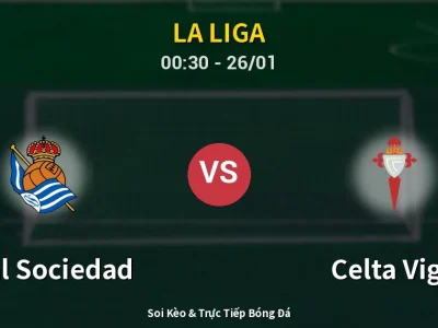 Kết Quả: Real Sociedad 3-1 Celta Vigo – Highlight & Bàn Thắng | La Liga