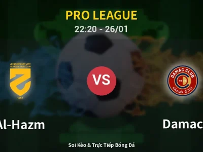 🔴 Trực Tiếp: Al-Hazm 0-0 Damac – Link Xem Pro League (Full HD)