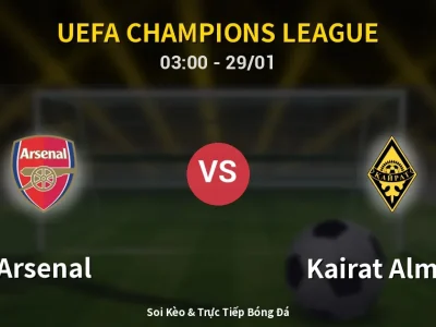 Kết Quả: Arsenal 3-2 Kairat Almaty – Highlight & Bàn Thắng | UEFA Champions League
