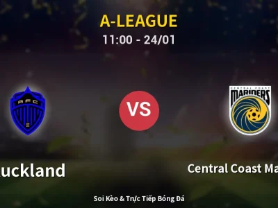 Kết Quả: Auckland 2-2 Central Coast Mariners – Highlight & Bàn Thắng | A-League