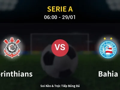 Kết Quả: Corinthians 1-2 Bahia – Highlight & Bàn Thắng | Serie A