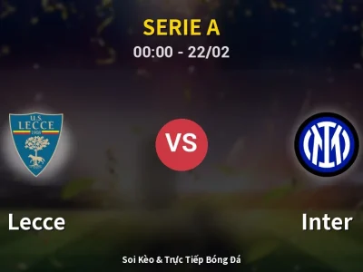 Kết Quả: Lecce 0-2 Inter – Highlight & Bàn Thắng | Serie A