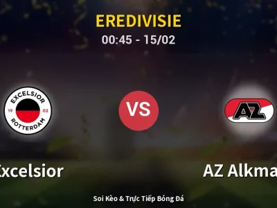 Kết Quả: Excelsior 1-2 AZ Alkmaar – Highlight & Bàn Thắng | Eredivisie