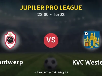 🔴 Trực Tiếp: Antwerp 0-1 KVC Westerlo – Link Xem Jupiler Pro League (Full HD)