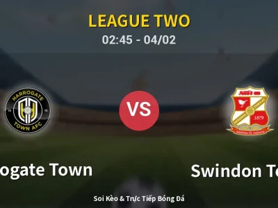Kết Quả: Harrogate Town 0-1 Swindon Town – Highlight & Bàn Thắng | League Two