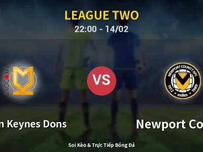 Soi Kèo Milton Keynes Dons vs Newport County – 22:00 14/02 | Nhận Định, Dự Đoán Tỷ Số