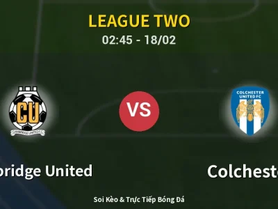 Kết Quả: Cambridge United 1-1 Colchester – Highlight & Bàn Thắng | League Two