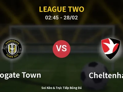 Kết Quả: Harrogate Town 1-1 Cheltenham – Highlight & Bàn Thắng | League Two