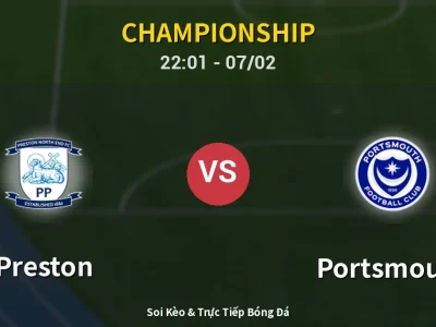 Soi Kèo Preston vs Portsmouth – 22:01 07/02 | Nhận Định, Dự Đoán Tỷ Số