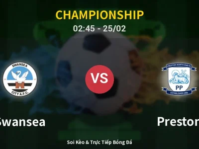 Kết Quả: Swansea 1-1 Preston – Highlight & Bàn Thắng | Championship