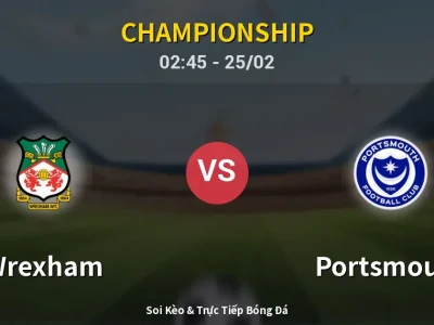 Kết Quả: Wrexham 2-1 Portsmouth – Highlight & Bàn Thắng | Championship