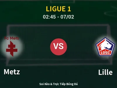 Kết Quả: Metz 0-0 Lille – Highlight & Bàn Thắng | Ligue 1