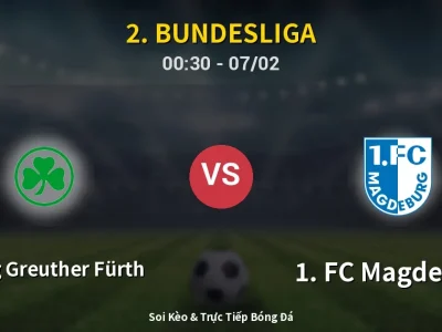 Kết Quả: SpVgg Greuther Fürth 4-5 1. FC Magdeburg – Highlight & Bàn Thắng | 2. Bundesliga