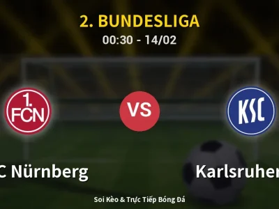 Kết Quả: 1. FC Nürnberg 5-1 Karlsruher SC – Highlight & Bàn Thắng | 2. Bundesliga