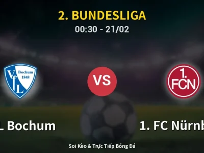 Kết Quả: VfL Bochum 1-1 1. FC Nürnberg – Highlight & Bàn Thắng | 2. Bundesliga