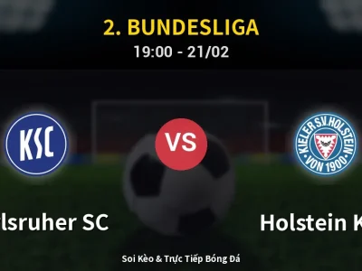 Kết Quả: Karlsruher SC 3-1 Holstein Kiel – Highlight & Bàn Thắng | 2. Bundesliga