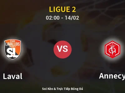 Kết Quả: Laval 2-2 Annecy – Highlight & Bàn Thắng | Ligue 2