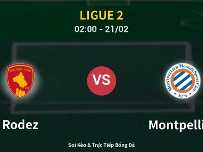 Kết Quả: Rodez 1-0 Montpellier – Highlight & Bàn Thắng | Ligue 2