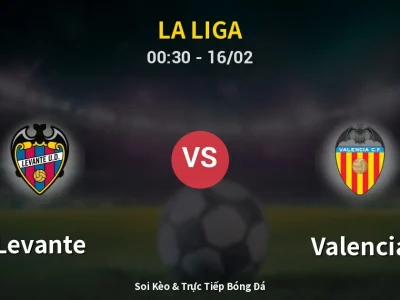 Kết Quả: Levante 0-2 Valencia – Highlight & Bàn Thắng | La Liga