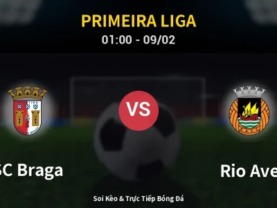 Kết Quả: SC Braga 3-0 Rio Ave – Highlight & Bàn Thắng | Primeira Liga