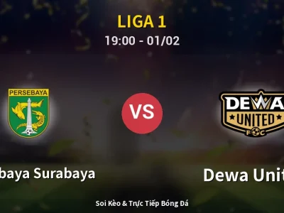 🔴 Trực Tiếp: Persebaya Surabaya 2-1 Dewa United – Link Xem Liga 1 (Full HD)
