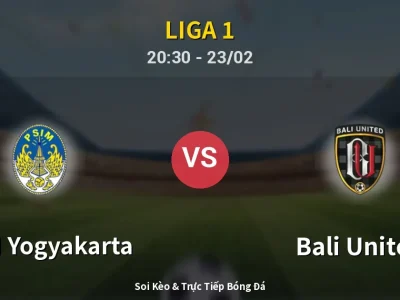 🔴 Trực Tiếp: PSIM Yogyakarta 1-3 Bali United – Link Xem Liga 1 (Full HD)