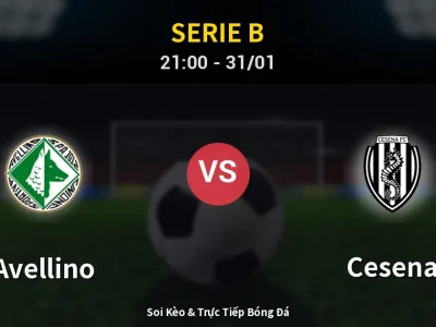 🔴 Trực Tiếp: Avellino 2-1 Cesena – Link Xem Serie B (Full HD)