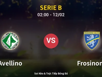 Kết Quả: Avellino 1-3 Frosinone – Highlight & Bàn Thắng | Serie B