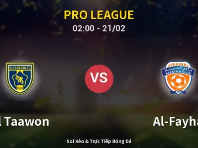Kết Quả: Al Taawon 2-3 Al-Fayha – Highlight & Bàn Thắng | Pro League