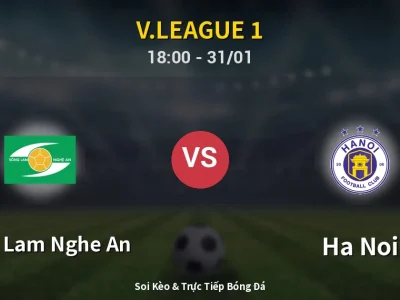 Kết Quả: Song Lam Nghe An 1-3 Ha Noi – Highlight & Bàn Thắng | V.League 1