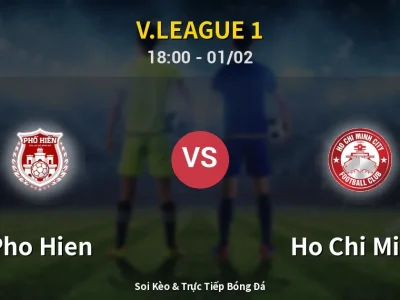 Kết Quả: Pho Hien 1-2 Ho Chi Minh – Highlight & Bàn Thắng | V.League 1