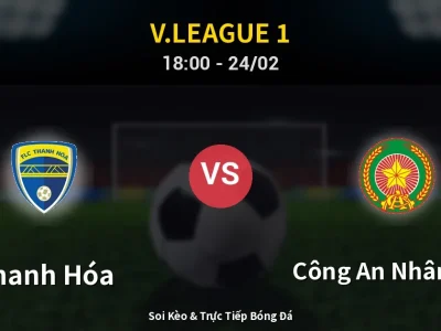 Kết Quả: Thanh Hóa 1-3 Công An Nhân Dân – Highlight & Bàn Thắng | V.League 1