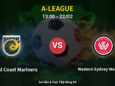 Kết Quả: Central Coast Mariners 3-2 Western Sydney Wanderers – Highlight & Bàn Thắng | A-League
