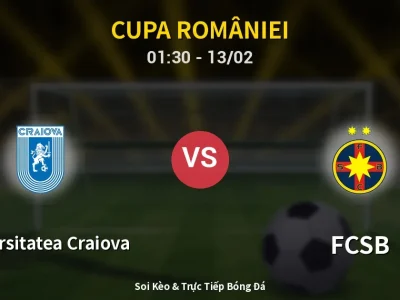 Kết Quả: Universitatea Craiova 2-2 FCSB – Highlight & Bàn Thắng | Cupa României