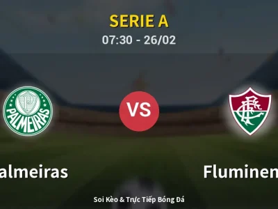 Kết Quả: Palmeiras 2-1 Fluminense – Highlight & Bàn Thắng | Serie A