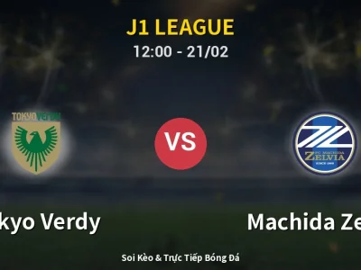 Kết Quả: Tokyo Verdy 2-2 Machida Zelvia – Highlight & Bàn Thắng | J1 League