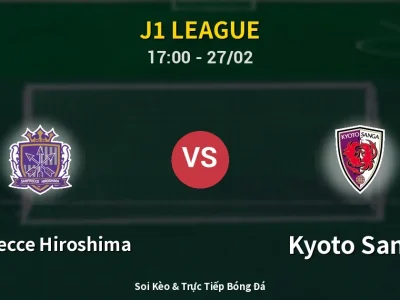Kết Quả: Sanfrecce Hiroshima 1-2 Kyoto Sanga – Highlight & Bàn Thắng | J1 League