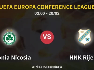 Kết Quả: Omonia Nicosia 0-1 HNK Rijeka – Highlight & Bàn Thắng | UEFA Europa Conference League