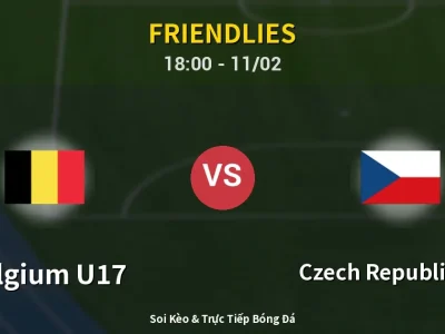 Soi Kèo Belgium U17 vs Czech Republic U17 – 18:00 11/02 | Nhận Định, Dự Đoán Tỷ Số