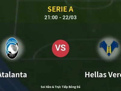 Soi Kèo Atalanta vs Hellas Verona – 21:00 22/03 | Nhận Định, Dự Đoán Tỷ Số