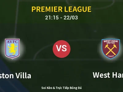 Soi Kèo Aston Villa vs West Ham – 21:15 22/03 | Nhận Định, Dự Đoán Tỷ Số