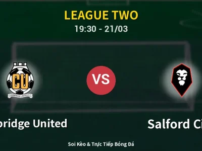 🔴 Trực Tiếp: Cambridge United 1-0 Salford City – Link Xem League Two (Full HD)
