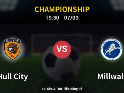 Kết Quả: Hull City 1-3 Millwall – Highlight & Bàn Thắng | Championship
