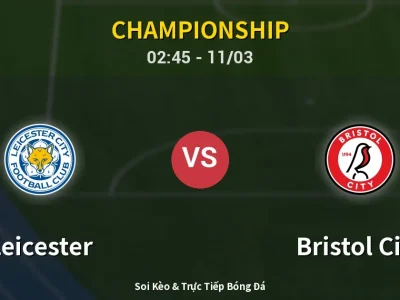 Kết Quả: Leicester 2-0 Bristol City – Highlight & Bàn Thắng | Championship
