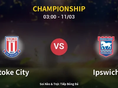 Kết Quả: Stoke City 3-3 Ipswich – Highlight & Bàn Thắng | Championship