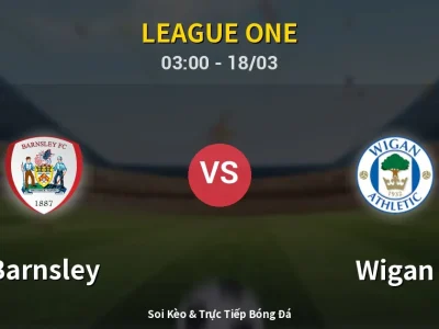 🔴 Trực Tiếp: Barnsley 0-1 Wigan – Link Xem League One (Full HD)