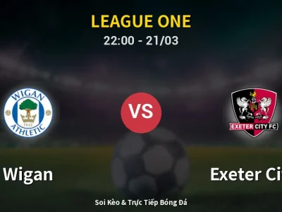 Soi Kèo Wigan vs Exeter City – 22:00 21/03 | Nhận Định, Dự Đoán Tỷ Số