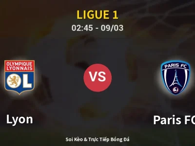 Kết Quả: Lyon 1-1 Paris FC – Highlight & Bàn Thắng | Ligue 1