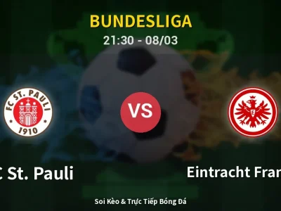 Soi Kèo FC St. Pauli vs Eintracht Frankfurt – 21:30 08/03 | Nhận Định, Dự Đoán Tỷ Số